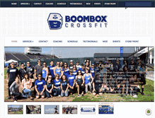 Tablet Screenshot of boomboxcrossfit.com